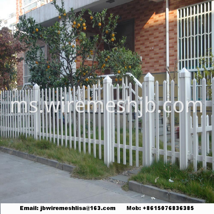 Plastic Garden Fence /PVC Steel Picket Fence